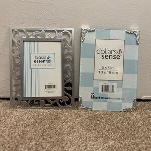 Set of 2 Silver Harbortown Industries Picture Frames